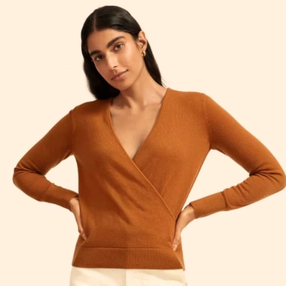 Everlane The Cashmere Wrap Sweater